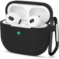Custodia Techsuit Silicone per Apple AirPods 3, Nera — 3