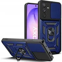 Custodia per Samsung Galaxy S26 FE / S25 FE, Techsuit, CamShield, Blu — 3