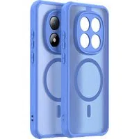 Custodia MagSafe per Xiaomi Redmi Note 15 Pro 5G, Techsuit, HaloFrost II, Blu — 3