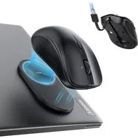 Mouse Wireless ESR MagMouse, 800DPI - 4800DPI, BT / Wi-Fi, Nero — 3