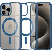 Custodia MagSafe per Apple iPhone 15 Pro Max, Techsuit, Pro, Blu — 3