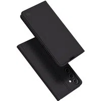 Custodia per Samsung Galaxy A55 5G A556, Techsuit, Magskin Book, Nera — 3