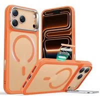 Custodia MagSafe per Apple iPhone 17 Pro, ESR, Classic Hybrid Kickstand Slide, Arancione Satinato — 3