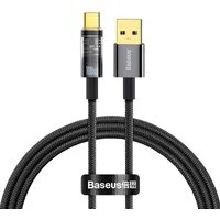 Cavo dati e ricarica da USB-A a USB-C Baseus Explorer, 100W, 1m, nero CATS000201 — 3