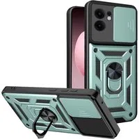 Custodia per Oppo Reno13 FS 5G / Reno13 F 4G / Reno13 F, Techsuit, CamShield, Verde — 3