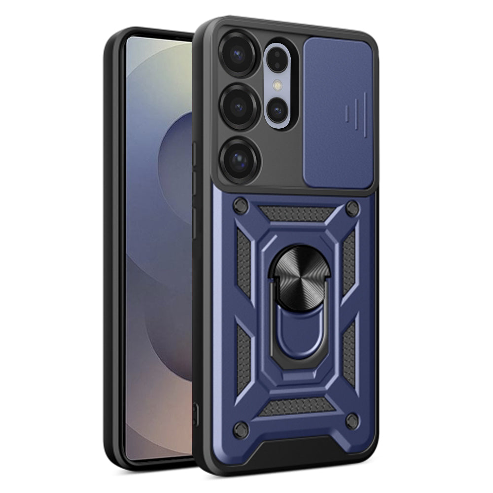 Techsuit Custodia per Samsung Galaxy S25 Ultra S938, Techsuit, CamShield, Blu