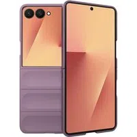 Custodia per Samsung Galaxy Z Flip7 F766, Techsuit, Magic Shield, Viola — 3
