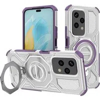Custodia per Honor 200 Lite, Techsuit, Carbon Shield Pro, Viola — 3