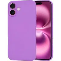 Custodia per Apple iPhone 16 Plus, Techsuit, SoftFlex, Viola — 3