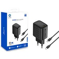 Caricabatterie Retea Lito LC17, 30W, 3A, 1 x USB-C, Nero — 3