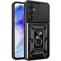Custodia per Samsung Galaxy A55 5G A556, Techsuit, CamShield, Nera — 3