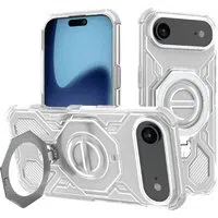 Custodia per Apple iPhone 17 Air, Techsuit, Carbon Shield Pro, Bianca — 3