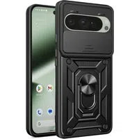 Custodia per Google Pixel 10 Pro / 10, Techsuit, CamShield, Nera — 3