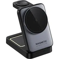 Caricabatterie Wireless HAVIT W3103 3in1, 15W, 1.67A, Nero Grigio — 3