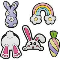 Sticker 3D OEM Bunny per Custodia Telefono / Tablet, Set 5 pezzi, Multicolore — 3
