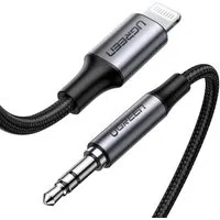Cavo Audio Lightning - 3.5mm UGREEN US315 (70509), 1m, Nero — 3