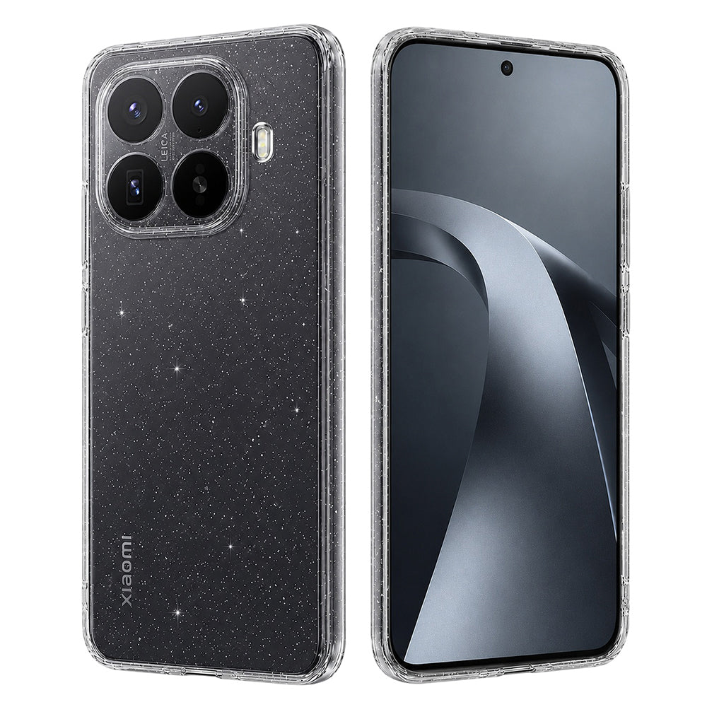 Techsuit Custodia per Xiaomi 17T Pro, Techsuit, SparkleSkin, Trasparente