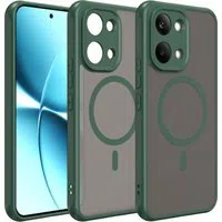 Custodia MagSafe per Xiaomi Poco X8 Pro Max, Techsuit, HaloFrost II, Verde — 3