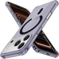 Custodia MagSafe per Apple iPhone 17 Pro Max, Techsuit, Antiurto, Fumé — 3