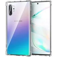 Custodia per Samsung Galaxy Note 10+ 5G N976 / Note 10+ N975, Techsuit, Shockproof Clear, Trasparente — 3