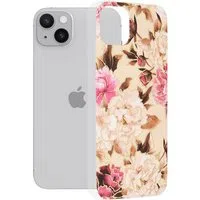 Custodia per Apple iPhone 14 Plus, Techsuit, Marble, Beige — 3