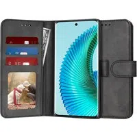 Custodia per Honor Magic6 Lite, Techsuit, Diary Book, Nera — 3
