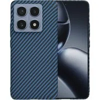Custodia per Xiaomi 14T Pro, Techsuit, Carbonite FiberShell, Turchese — 3