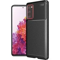 Custodia per Samsung Galaxy S20 FE 2022 G781 / S20 FE 5G G781 / S20 FE G780, Techsuit, CarbonFiber, Nera — 3