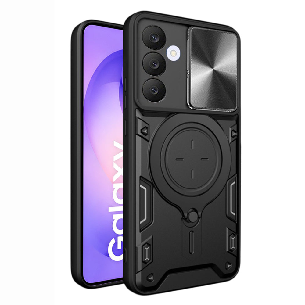 Techsuit Custodia per Samsung Galaxy S26 FE / S25 FE, Techsuit, CamGuard Pro, Nera