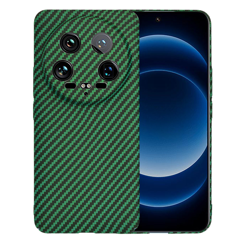 Techsuit Custodia per Xiaomi 14 Ultra, Techsuit, Carbonite FiberShell, Verde
