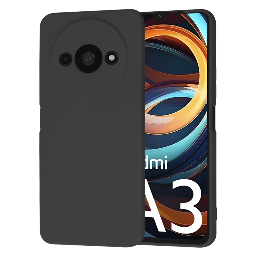 Custodia per Xiaomi Redmi A3x / A3, Techsuit, SoftFlex, Nera