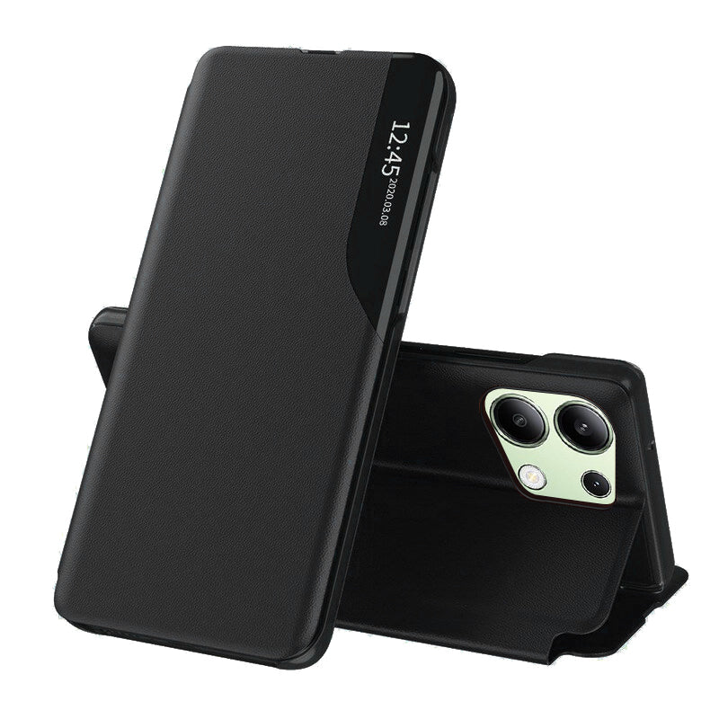 Custodia per Xiaomi Redmi Note 13 4G, Techsuit, eFold, Nera