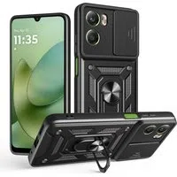 Custodia per Motorola Moto G06, Techsuit, CamShield, Nera — 3
