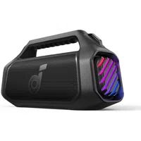 Cassa Portatile Bluetooth Anker SoundCore Boom 2 Plus Nuova Versione, 140W, TWS, RGB, Impermeabile, Nera A3134012