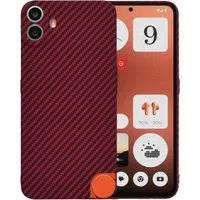 Custodia per Nothing CMF Phone 1, Techsuit, Carbonite FiberShell, Rossa — 3