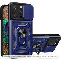 Techsuit Custodia per Samsung Galaxy Z Flip7 F766, Techsuit, CamShield, Blu — 2