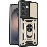 Custodia per Samsung Galaxy S26 S942, Techsuit, CamShield, Dorata — 3