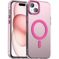 Custodia MagSafe per Apple iPhone 15, Techsuit, CandyCase, Rosa — 3
