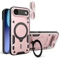 Custodia per Apple iPhone 17 Air, Techsuit, CamGuard Pro, Rosa Dorato — 3