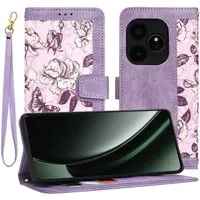 Custodia per Realme GT 6T / GT 6, Techsuit, FlipCraft, Viola — 3