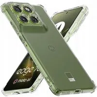 Custodia per Motorola Edge 70, Techsuit, Shockproof Clear, Trasparente — 3