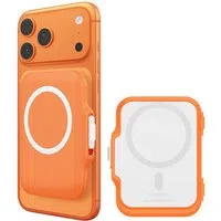 Portafoglio MagSafe, Spigen, TinTap MagFit+, Arancione AFA11380 — 3