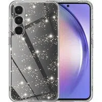 Custodia per Samsung Galaxy A55 5G A556, Techsuit, SparkleSkin, Trasparente — 3