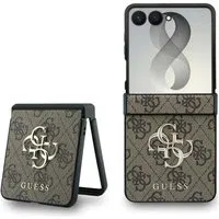 Custodia per Samsung Galaxy Z Flip8 F776, Guess, 4G Big Logo, Marrone