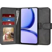 Custodia per Realme C53, Techsuit, Diary Book, Nera — 3