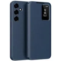 Custodia per Samsung Galaxy A57 5G, Techsuit, SmartView, Blu — 3
