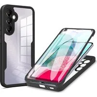 Custodia per Samsung Galaxy A14 A145 / A14 5G A146, Techsuit, ColorVerse 360, Nera — 3