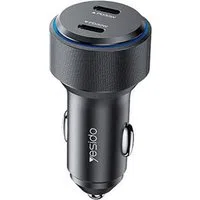 Caricabatterie Auto Yesido Y48, 60W, 3A, 2 x USB-C, Nero — 3