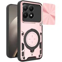 Custodia per Xiaomi 15T, Techsuit, CamGuard Pro, Rosa — 3