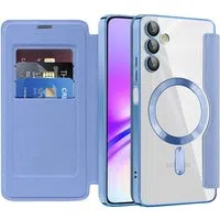 Custodia MagSafe per Samsung Galaxy A05s A057, Techsuit, SmartMag Book, Blu — 3